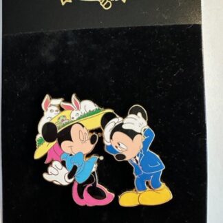 Disney Auction Easter Hats 2006 Minnie & Mickey Mouse LE 100 Disney Pin (B)