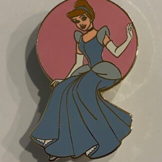 Disney Auction P.I.N.S Cinderella Circle Pink LE Disney Pin (A2)