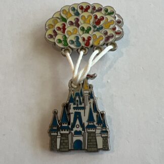 Disney Cinderella Castle Lifted by Balloons Like Pixar Up House Pin E8