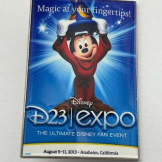 Disney D23 Through the Years Mystery Poster Pin Expo 2013 Sorcerer Mickey G6
