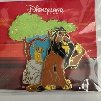 Disney DLP DLRP Paris Exclusive LE 700 Pin The Lion King Simba Scar (B)