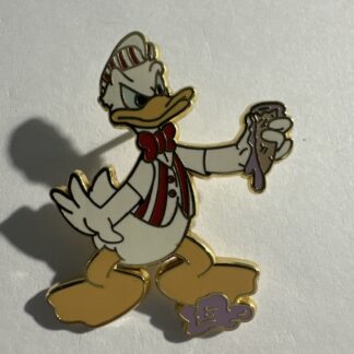 Disney DSF Pin Trader Delight PTD Donald Duck with Ice Cream Soda Jerk Pin LE C9