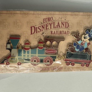 Disney Disneyland Paris Mickey Mouse Euro Railroad Engine Train Pin LE 700 Dlp B