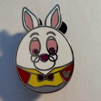 Disney Hidden Mickey Pin Bunnies Alice Wonderland White Rabbit Eggs (A0)