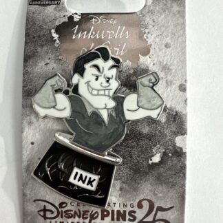Disney Inkwells Of Evil 2025 Pin 1/12 Series Gaston Pin LE 4000 (B)