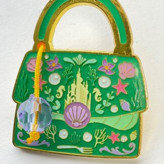 Disney Loungefly Ariel Purse With Bead Dangle Pin The Little Mermaid G2