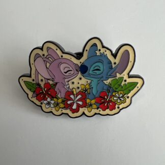Disney Loungefly Stitch & Angel Floral Portrait Pin Blind Box - Nose Kiss E5