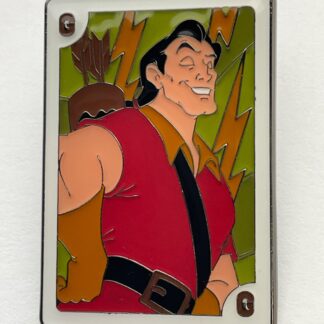 Disney Loungefly Villains Playing Card Mystery Pin Gaston Beauty Beast G3
