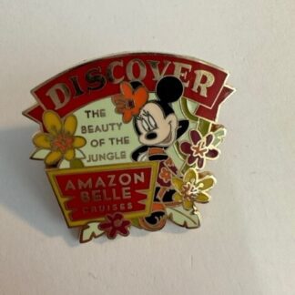 Disney Minnie Mouse Discover The Beauty of the Jungle Amazon Cruise Pin (C8)