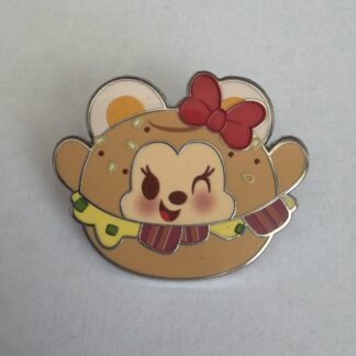 Disney Munchlings Minnie Mouse Everything Bagel Sandwich Munchling Pin D2