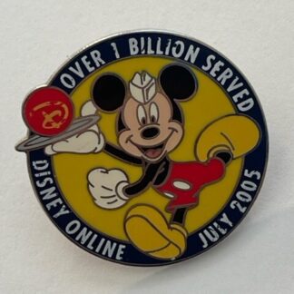 Disney Online Over 1 Billion Served July 2005 Mickey Mouse Disney Pin LE (C7)