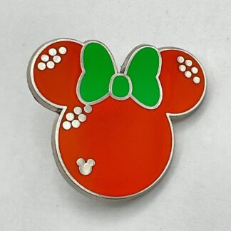Disney Orange Minnie Mouse Fruit Icon 2017 Hidden Mickey Pin G9