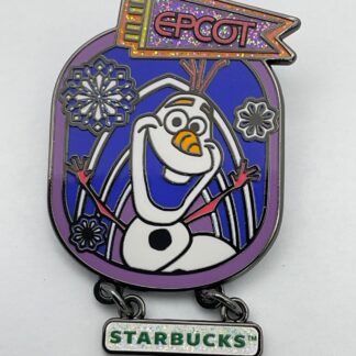 Disney Parks 2026 Starbucks Mystery Dangle Pin Epcot Frozen Ever After Olaf E8