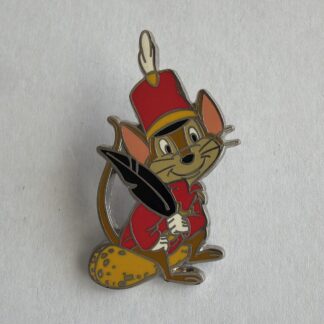 Disney Parks Dumbo Timothy Mouse Sitting On Peanut With Feather Pin H2