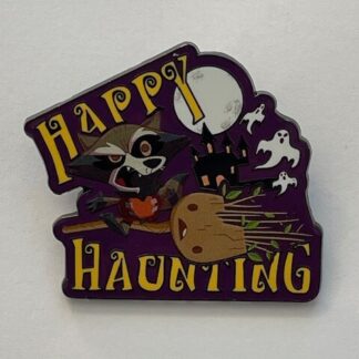 Disney Parks - Halloween Rocket And Groot Happy Haunting Pin (A7)