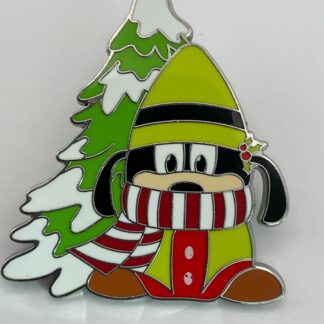 Disney Parks Pin Winter Gnomes Goofy Tree Hat Scarf Mystery F7