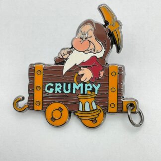 Disney Pin 100 Years of Dreams #24 Snow White Dwarf Grumpy Mine Train Car G7