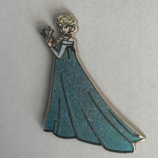 Disney Pin 101398 Frozen Elsa Glitter Princess Snow Queen Snowflake 2014 H2