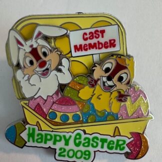 Disney Pin Chip & Dale Happy Easter 2009 Cast Member Exclusive LE1500 (D9)