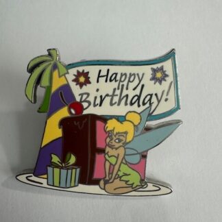 Disney Pin Happy Birthday! Tinker Bell With Presents & Cake (E3)