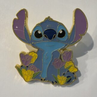 Disney Pin Loungefly Lilo & Stitch Flowers Yellow And Pink Tulips E0