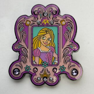 Disney Pin Loungefly Princess Fancy Frame Jeweled Rapunzel Tangled Gems G9