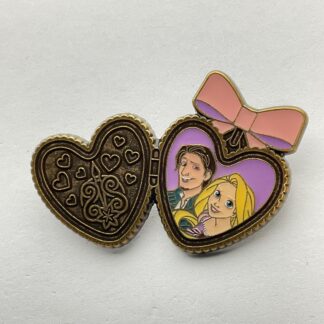 Disney Pin Loungefly Tangled Rapunzel and Flynn Royal Couple Lockets Locket H8