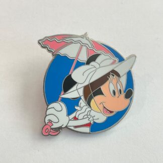 Disney Pin Minnie Mouse As Mary Poppins 2014 Holding An Umbrella F5