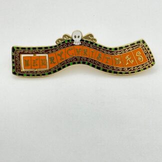 Disney Pin Nightmare Before Christmas Passholder Spinner Scary Merry Sign H7