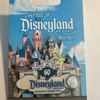 Disney Pin Piece of Disneyland History  60th Diamond Castle Celebration LE 2000