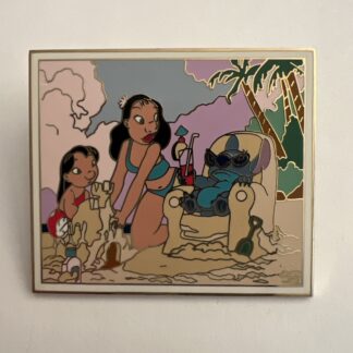Disney Pin Stitch Sundays Nani Lilo & Stitch on Beach - LE 2500 - 2003 A4