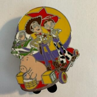 Disney Pin Toy Story Buzz Woody Hong Kong Disneyland Magic Access Pin (C5)