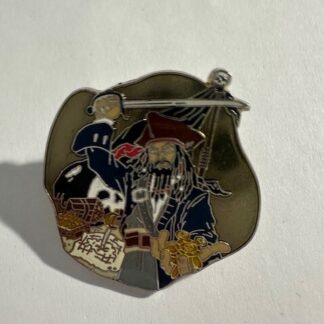 Disney Pin Trading Jack Sparrow POTC Legend Of The Golden Pins 2006 (A0)