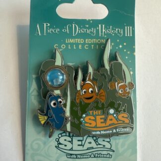 Disney Pin World Piece of History The Seas with Nemo 2008 Pin POH LE 3500