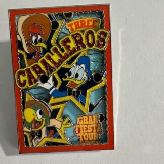 Disney Pins 2024 it's Showtime Posters Pin - THE THREE CABALLEROS LE 3000 F2