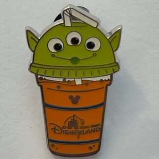 Disney Pins HKDL Hidden Mickey Game Pin Aliens Little Green Men Drink Cup (C1)