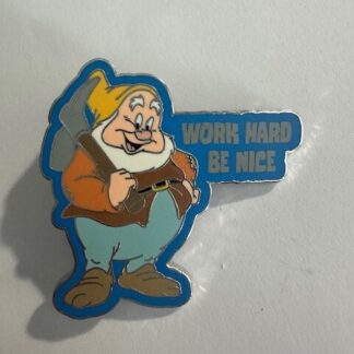 Disney Pins Happy Work Hard Be Nice Pin Snow White and the Seven Dwarfs Pin (B0)