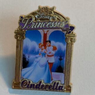 Disney Princesses Cinderella And Prince Dancing Gold Pillars Disney Pin (B6)