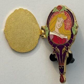 Disney Store Europe UK Sleeping Beauty Princess Aurora Locket Mirror LE Pin (C7)