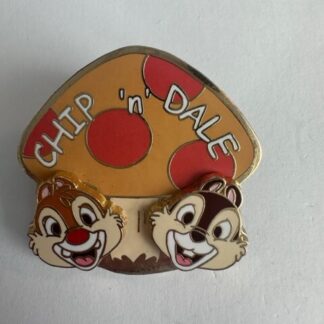 Disney Store JAPAN Pin Mushroom Chip & Dale The Disney Store (A2)