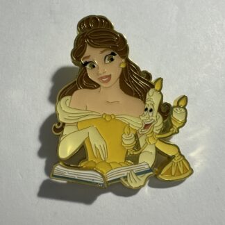 Disney Trading Pin Loungefly - Belle and Lumiere - Reading Book (E4)