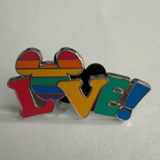 Disney Trading Pins 155725     Love - Mickey Head - Rainbow (E7)