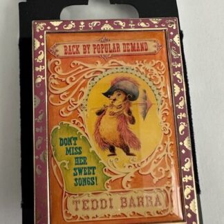 Disney WDI COUNTRY BEAR JAMBOREE Teddi Barra POSTER PIN LE 150 (B)