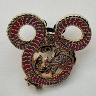 Disney WDI LE Pin Imagineering Fire Breathing Dragon Red Mini Jumbo (A3)