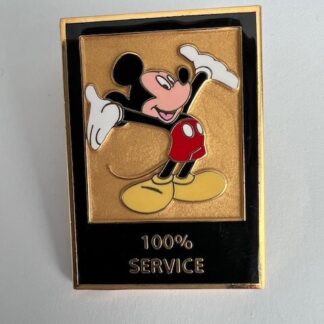 Disney WDTC 100% Service Mickey Travel Company Cast Award Pin (E4)