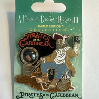Disney WDW 2008 Piece of History 3 Pirates of the Caribbean LE Pin