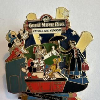 Disney WDW Great Movie Ride Disney Artist Choice Glow in The Dark Slider (D8)