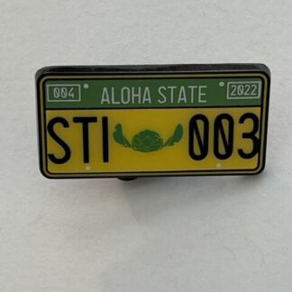 Disney pins HKDL Hong Kong Stitch 2022 Pin Trading Carnival  Game Car Plate (C7)