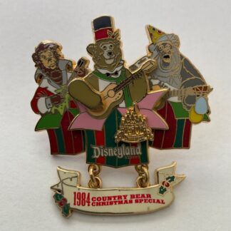 Disneyland Magical Milestones Country Bear Christmas Special Dangle LE pin F3
