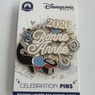 Disneyland Paris Genie Aladdin Bonne Annee 2026 Happy New Year Disney Pin B